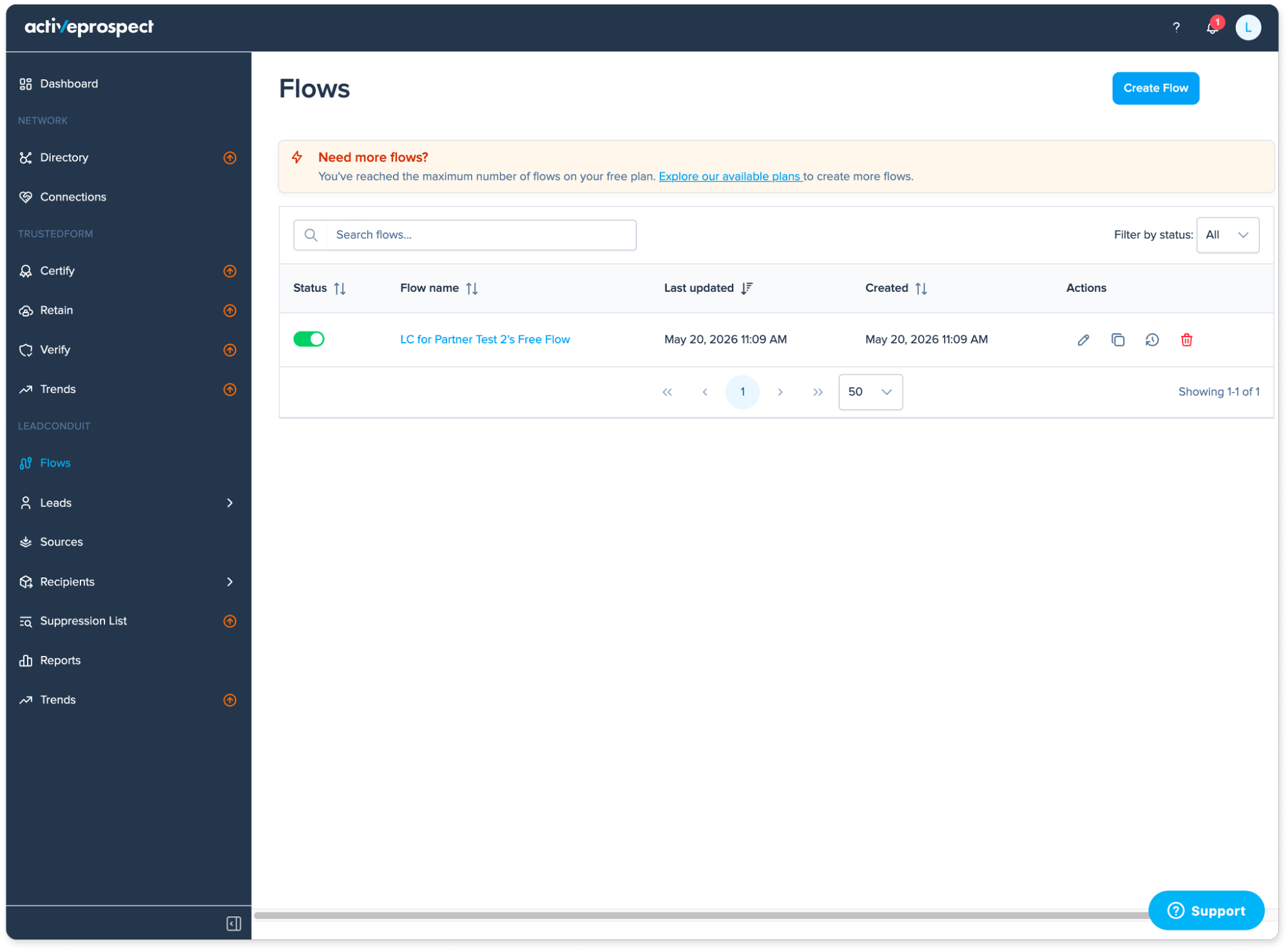 Flow editor